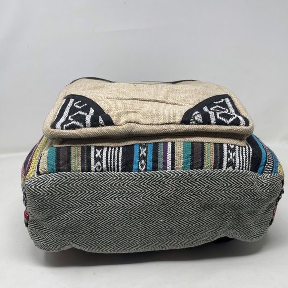 Himalayan All Natural Handmade Pure Hemp Laptop Large Backpack for men or Women main image 6